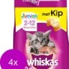 Whiskas Brokjes Junior Kip - Kattenvoer - 4 X 950 G -Katten Benodigdheden Winkel 1011x1200