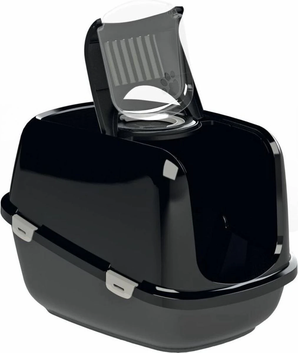 PeeWee Kattenbak XXL EcoDome Startpakket - Zwart - 66,5 X 48,5 X 46,5 Cm 9 PeeWee Kattenbak XXL EcoDome Startpakket - Zwart - 66,5 X 48,5 X 46,5 Cm - Afbeelding 7