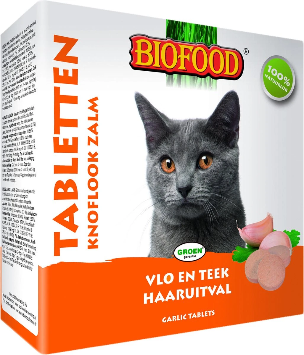 Biofood Kattensnoepjes Anti-Vlo - Zalm - 100 St 5 Biofood Kattensnoepjes Anti-Vlo - Zalm - 100 St - Afbeelding 3