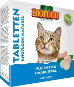 Biofood Kattensnoepjes Anti-Vlo - Naturel - 100 St -Katten Benodigdheden Winkel 1028x1200 1