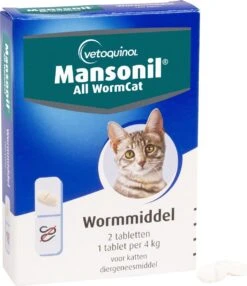 Mansonil All Worm Cat Ontworming - Kat - 2 Tabletten 14 Mansonil All Worm Cat Ontworming - Kat - 2 Tabletten -Katten Benodigdheden Winkel 1036x1200 2