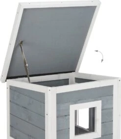 Relaxdays Kattenhuis Buiten - Groot Kattenhok Binnen - Hoog Kattenmeubel Grijs Hout - Tuin 19 Relaxdays Kattenhuis Buiten - Groot Kattenhok Binnen - Hoog Kattenmeubel Grijs Hout - Tuin -Katten Benodigdheden Winkel 1047x1200 4