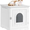 MEUBELEXPERT - Kattenhuis Kattenmand Wit Gesloten Kattentoilet Met Ingang En Handdoekhouder Kattenbak Kast Voor Katten Honden Huisdier 48,5 X 51 X 51,5 Cm Hout 2 MEUBELEXPERT - Kattenhuis Kattenmand Wit Gesloten Kattentoilet Met Ingang En Handdoekhouder Kattenbak Kast Voor Katten Honden Huisdier 48,5 X 51 X 51,5 Cm Hout -Katten Benodigdheden Winkel 1060x1200 1