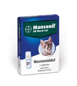 Mansonil All Worm Cat Ontworming - Kat - 2 Tabletten 19 Mansonil All Worm Cat Ontworming - Kat - 2 Tabletten -Katten Benodigdheden Winkel 1072x1200 2