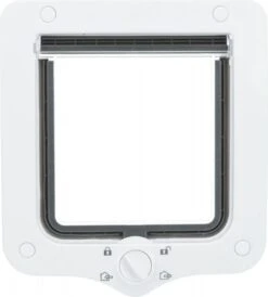 Trixie 4-weg Kattenluik Met Tunnel - Wit - 20 X 22 Cm -Katten Benodigdheden Winkel 1083x1200 1