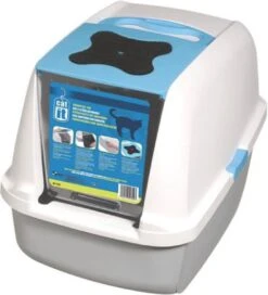 Catit Kattenbak - Grijs/Wit - 57 X 47 X 39 Cm -Katten Benodigdheden Winkel 1088x1200 1