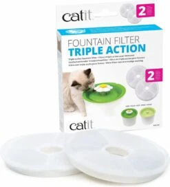Catit Filters Triple Action 2 Pack - Kanttendrinkbak - 4 X 14.5 X 17.5 Cm Wit 10 Catit Filters Triple Action 2 Pack - Kanttendrinkbak - 4 X 14.5 X 17.5 Cm Wit -Katten Benodigdheden Winkel 1089x1200 2