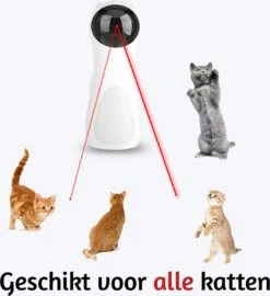 Merkloos Automatisch Kattenspeeltje Laser Intelligent Interactief Voor Katten – Laser Kat – 3 Verschillende Standen – Incl. Oplaadkabel – Geruisloze Motor -Katten Benodigdheden Winkel 1098x1200 7
