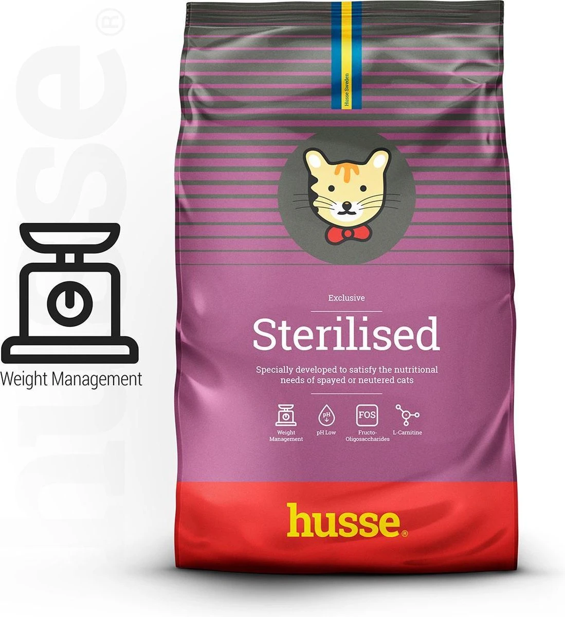 Husse Exclusive Katt Sterilised - Kattenvoer -7 Kg 3 Husse Exclusive Katt Sterilised - Kattenvoer -7 Kg