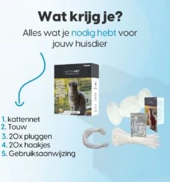 Kattennet Voor Balkon 4x10 Meter - Katten Gaas - Kattennet Balkon - Katten Net - Transparant -Katten Benodigdheden Winkel 1123x1200 5