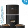 Pretty Paws QQ003 - Wifi Voermachine - Dubbele Voerbakjes - Zwart - Kat - 6L -Katten Benodigdheden Winkel 1138x1200 1