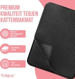 TEBJEN Kattenbakmat – Kattenbak Mat Grit Opvanger - Schoonloop Katten Mat – Dubbele Waterdichte Laag – Uitloopmat Kattenbak – Kattenbak Accessoires - Met Speelgoedmuisje En Schepje - 40x50cm 16 TEBJEN Kattenbakmat – Kattenbak Mat Grit Opvanger - Schoonloop Katten Mat – Dubbele Waterdichte Laag – Uitloopmat Kattenbak – Kattenbak Accessoires - Met Speelgoedmuisje En Schepje - 40x50cm -Katten Benodigdheden Winkel 1140x1200 5