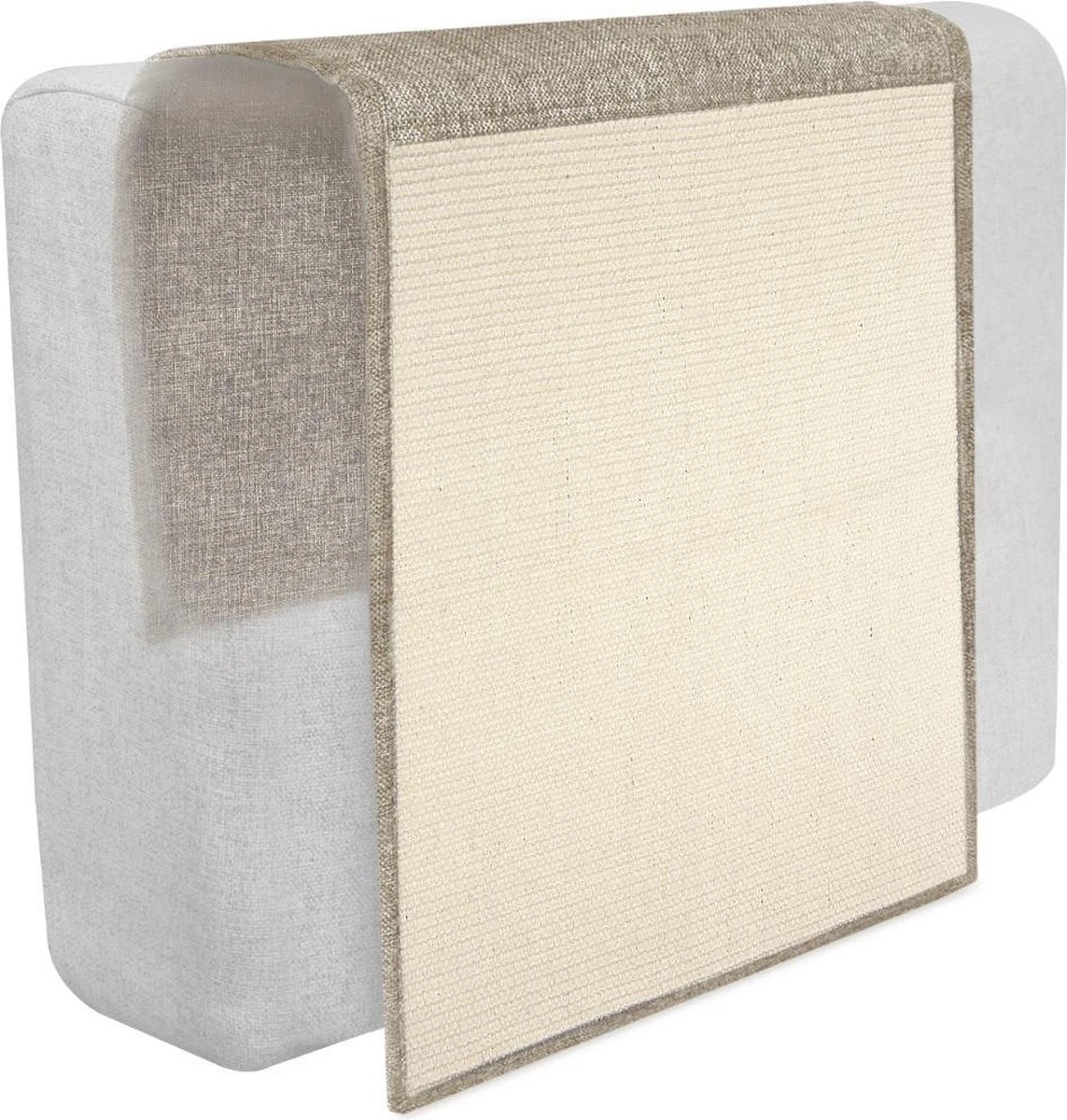 Navaris Krabmat Voor Katten - Krabmat Voor Aan Bank - Krabtapijt Voor Kat - Bankbescherming - Voorkomt Krabschade - 130 X 45 Cm - Sisal En Linnen 3 Navaris Krabmat Voor Katten - Krabmat Voor Aan Bank - Krabtapijt Voor Kat - Bankbescherming - Voorkomt Krabschade - 130 X 45 Cm - Sisal En Linnen