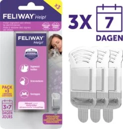 Feliway Help! Navulling 3x 48 Ml - 3x 7 Dagen - Kat - Tijdelijke Spannende Situaties Voor Je Kat -Katten Benodigdheden Winkel 1147x1200 2