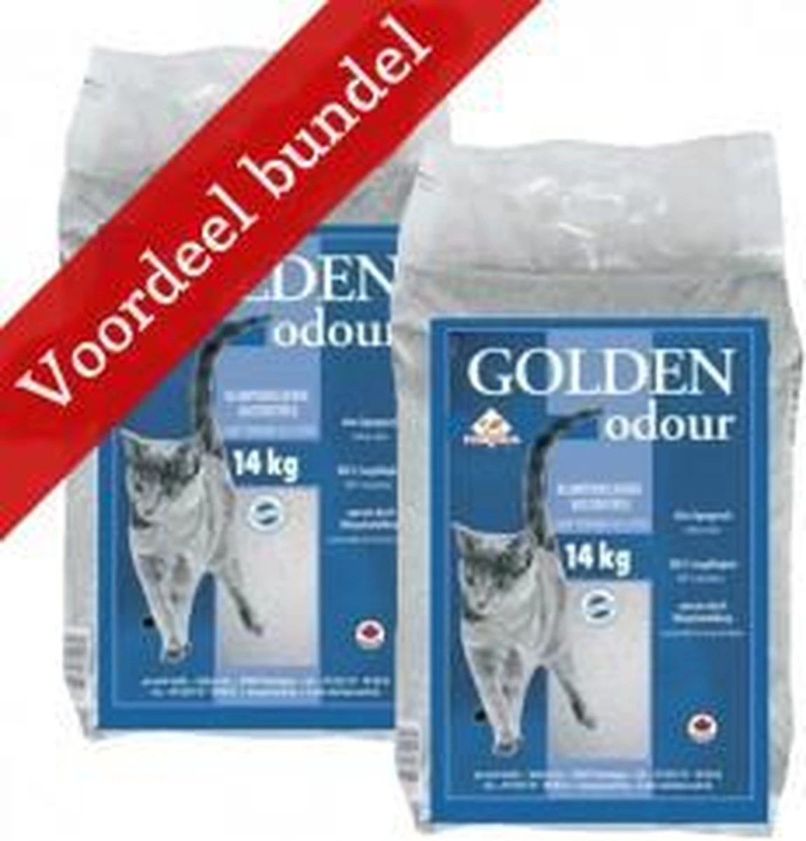 Pet-Earth Golden Odour - Kattenbakvulling - Perfecte Klontvorming - 2 X 14 Kg 2 Pet-Earth Golden Odour - Kattenbakvulling - Perfecte Klontvorming - 2 X 14 Kg