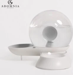 AdomniaGoods - Automatische Katten Voerbak - Antislip Honden Voerbak - Unique Transparant/grijs Design - Altijd Hygiënisch Schoon Water! -Katten Benodigdheden Winkel 1159x1200 2