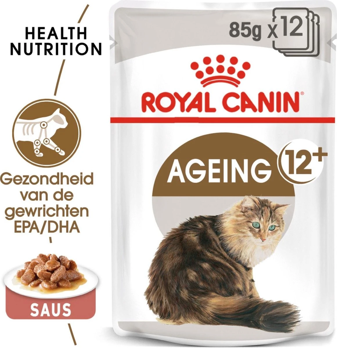 Royal Canin Wet Ageing 12+ (12X85 GR) 4 Royal Canin Wet Ageing 12+ (12X85 GR) - Afbeelding 2