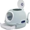 PawHut Kattentoilet Kattenbak Dakraam Bodembak Schep Draagbaar PP ABS D31-012