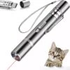 Merkloos Hoogwaardig Laserlampje Voor Katten | USB Oplaadbaar | 7 In 1 Laserpen | Laserpen | Zaklamp | Kattenspeeltje | Kattenspeelgoed | Zilver | Laserpointer Rood/groen | UV Licht -Katten Benodigdheden Winkel 1187x1200 7