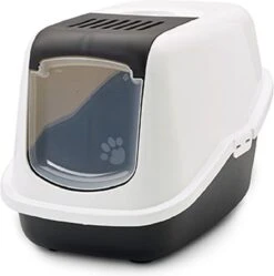 Savic Kattenbak Nestor - Kattenbak - Zwart/Wit - 56 X 39 X 38,5 25 Savic Kattenbak Nestor - Kattenbak - Zwart/Wit - 56 X 39 X 38,5 -Katten Benodigdheden Winkel 1190x1200 10