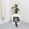 XXL Kattenbak – Verborgen Kattentoilet – Flower XXL Wit Voor Grote Katten Van RHRQuality -Katten Benodigdheden Winkel 1190x1200 12