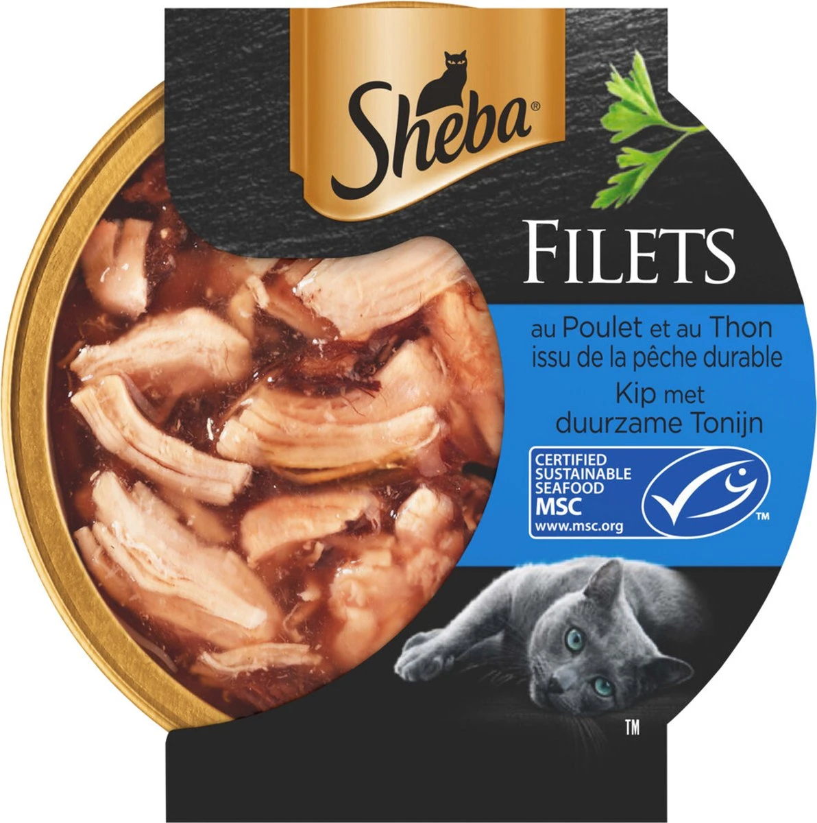 Sheba Filets - Katten Natvoer In Saus - Tonijn En Kip - 16 X 60 Gr 4 Sheba Filets - Katten Natvoer In Saus - Tonijn En Kip - 16 X 60 Gr - Afbeelding 2