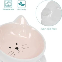 Navaris Voerbakjes Voor Katten - Set Van 2 Voer- En Waterbakken - Etensbak Van Keramiek - Met Antislip Voetjes - Kattenvorm - Roze/Groen 14 Navaris Voerbakjes Voor Katten - Set Van 2 Voer- En Waterbakken - Etensbak Van Keramiek - Met Antislip Voetjes - Kattenvorm - Roze/Groen -Katten Benodigdheden Winkel 1194x1200 7