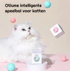 Otiume Slimme Katten Speeltje - Interactieve Zelf Rollende Bal Voor Katten - Kattenspeeltjes - USB Oplaadbaar- Turquoise -Katten Benodigdheden Winkel 1195x1200 16
