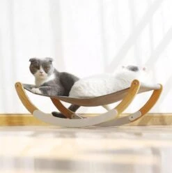 OEM 2 In 1 Multifunctionele Kat Hangmatten Bed Seat Stoel Schudbaar Ademend Anti Slip Kat Huis Thuis Lounger Stabiele Hout Shaker -Katten Benodigdheden Winkel 1196x1200 5