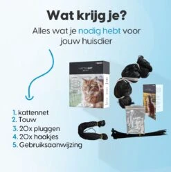 Kattennet Voor Balkon 4 X 10 M - Kattennet - Katten Gaas - Zwart 17 Kattennet Voor Balkon 4 X 10 M - Kattennet - Katten Gaas - Zwart -Katten Benodigdheden Winkel 1197x1200 10