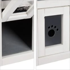 Relaxdays Kattenhuis Buiten - Groot Kattenhok Binnen - Hoog Kattenmeubel Grijs Hout - Tuin 21 Relaxdays Kattenhuis Buiten - Groot Kattenhok Binnen - Hoog Kattenmeubel Grijs Hout - Tuin -Katten Benodigdheden Winkel 1198x1200 17