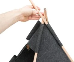 TRIXIE Huisdierengrot Tipi 55x65x55 Cm Vilt 25 TRIXIE Huisdierengrot Tipi 55x65x55 Cm Vilt -Katten Benodigdheden Winkel 1200x1002 5