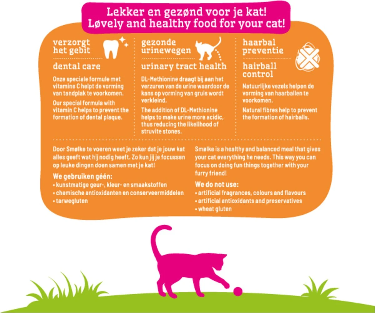 Smolke Kattenvoer Adult Kip 2 Kg 8 Smolke Kattenvoer Adult Kip 2 Kg - Afbeelding 6