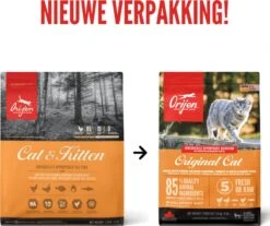 Orijen WHOLE PREY Cat & Kitten 17 Kg -Katten Benodigdheden Winkel 1200x1004