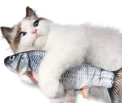 Merkloos Interactieve Oplaadbare Bewegende Vis (Grijs) - Unieke "must Have" Voor Uw Kat / Hond -Katten Benodigdheden Winkel 1200x1017 2