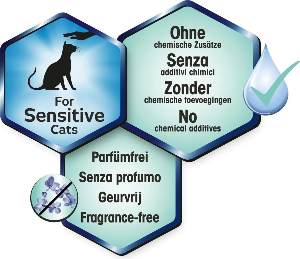 Biokat's Diamond Care Sensitive Classic - 6 L - Kattenbakvulling - Klontvormende - Zonder Geur - Aktieve Kool - Voor Gevoelige Katten 7 Biokat's Diamond Care Sensitive Classic - 6 L - Kattenbakvulling - Klontvormende - Zonder Geur - Aktieve Kool - Voor Gevoelige Katten - Afbeelding 5