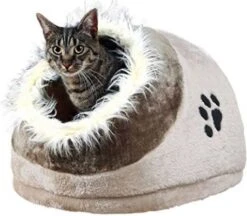 Trixie Kattenmand Iglo Minou Beige / Bruin - 41X35X26 CM -Katten Benodigdheden Winkel 1200x1048 3