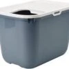 Savic Hop In Kattenbak - Steenblauw/wit -Katten Benodigdheden Winkel 1200x1051 4
