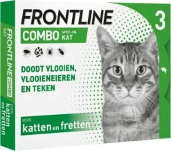 Frontline Combo Anti Vlooienmiddel En Tekenmiddel Kat - 3 Pipetten -Katten Benodigdheden Winkel 1200x1053