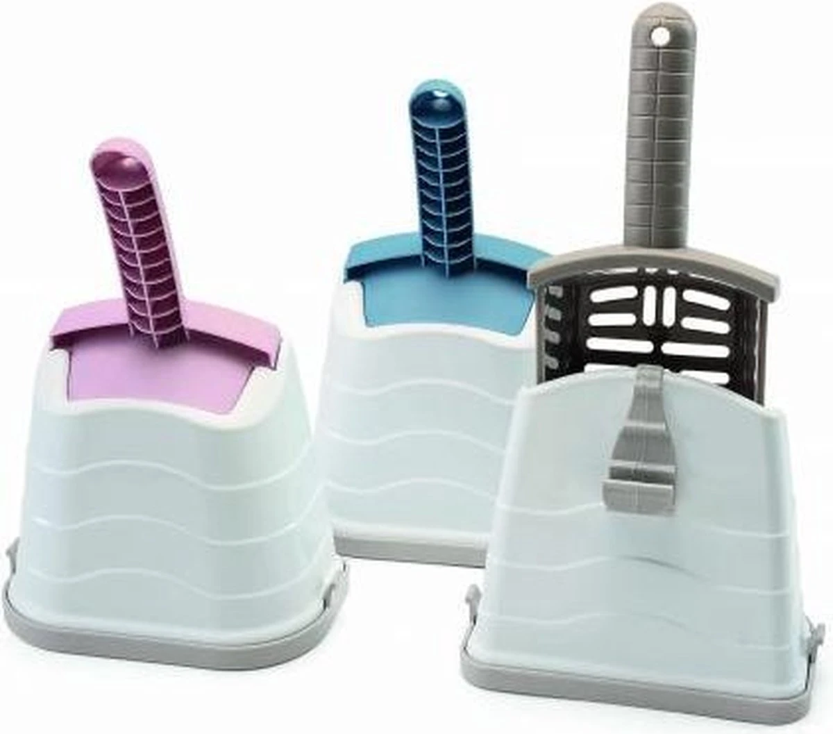 Imac Kattenbakschep Romeo Met Houder Assorti 3 Imac Kattenbakschep Romeo Met Houder Assorti