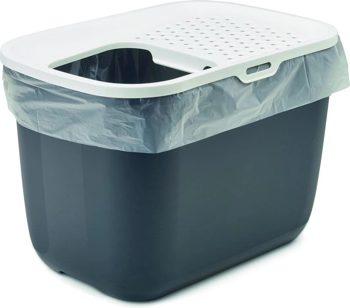 Savic Hop In - Kattenbak - Grijs - 58,5 X 39 X 39,5 Cm 5 Savic Hop In - Kattenbak - Grijs - 58,5 X 39 X 39,5 Cm - Afbeelding 3