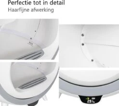 Merkloos Premium Kattenbak - Automatische - Zelfreinigende - Elektrische Kattenbak - Design Kattenbak -Katten Benodigdheden Winkel 1200x1066 12