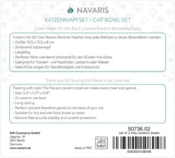 Navaris Voerbakjes Voor Katten - Set Van 2 Voer- En Waterbakken - Etensbak Van Keramiek - Met Antislip Voetjes - Kattenvorm - Roze/Groen 10 Navaris Voerbakjes Voor Katten - Set Van 2 Voer- En Waterbakken - Etensbak Van Keramiek - Met Antislip Voetjes - Kattenvorm - Roze/Groen -Katten Benodigdheden Winkel 1200x1083 1