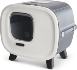 Savic Kattenbak Mira Deluxe Antraciet / Wit 56x45x50,5 Cm -Katten Benodigdheden Winkel 1200x1086 2