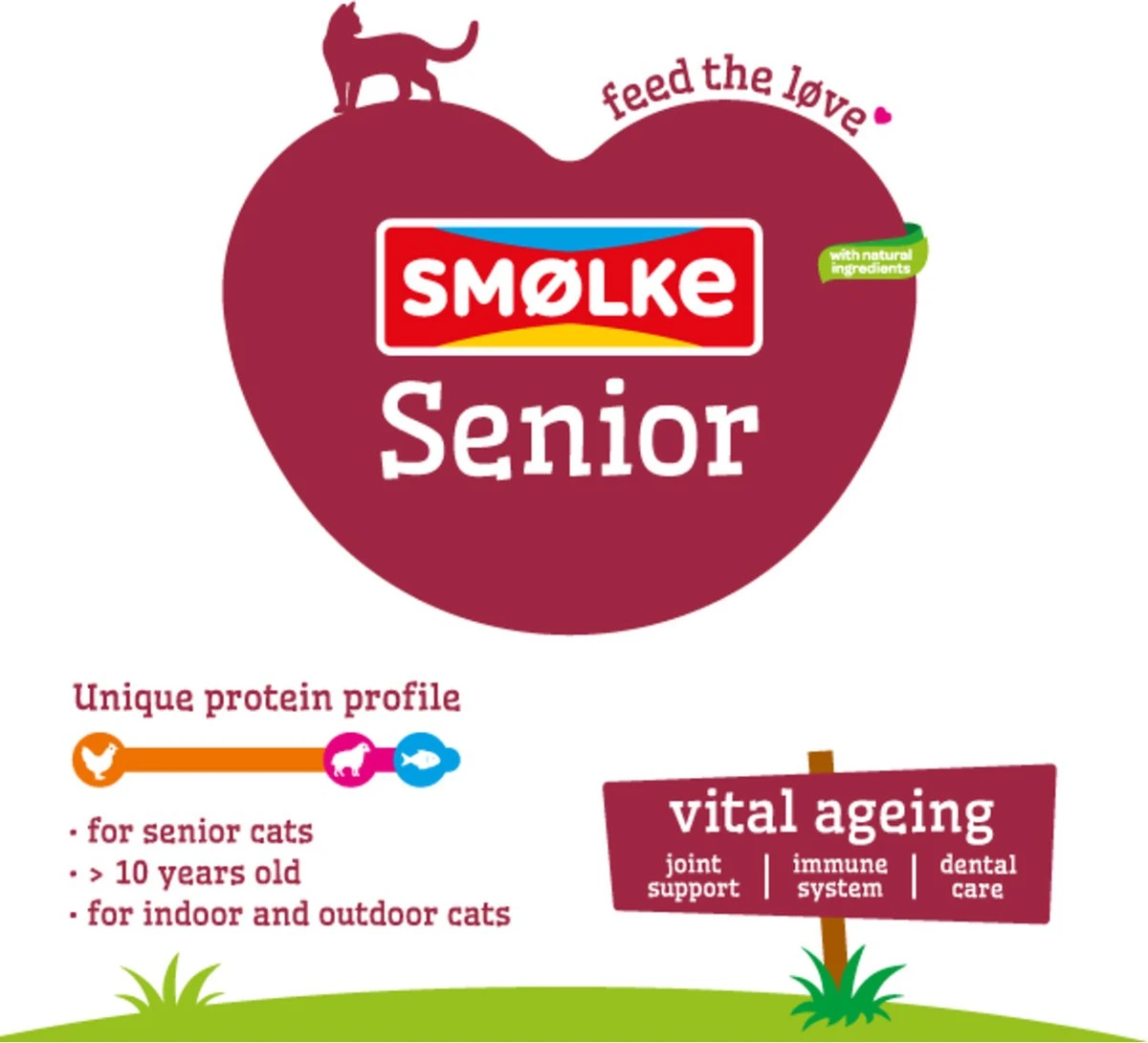 Smolke Senior Kat 4 Kg - Kat 6 Smolke Senior Kat 4 Kg - Kat - Afbeelding 4