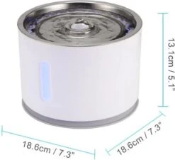 Merkloos Drinkfontein Voor Hond En Kat - RVS Waterbak - Dieren Drinkbak - Vers Water Fontein - Drinkfontein Katten- 3 Standen - 2.4 Liter - Incl. 1 Koolstoffilter 15 Merkloos Drinkfontein Voor Hond En Kat - RVS Waterbak - Dieren Drinkbak - Vers Water Fontein - Drinkfontein Katten- 3 Standen - 2.4 Liter - Incl. 1 Koolstoffilter -Katten Benodigdheden Winkel 1200x1092 1