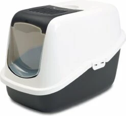 Savic Kattenbak Nestor - Kattenbak - Zwart/Wit - 56 X 39 X 38,5 22 Savic Kattenbak Nestor - Kattenbak - Zwart/Wit - 56 X 39 X 38,5 -Katten Benodigdheden Winkel 1200x1106 5