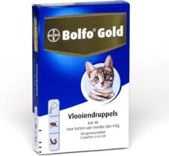 Bayer Bolfo Gold 40 Anti Vlooienmiddel - Kat - 0 Tot 4 Kg - 2 Pipetten 15 Bayer Bolfo Gold 40 Anti Vlooienmiddel - Kat - 0 Tot 4 Kg - 2 Pipetten -Katten Benodigdheden Winkel 1200x1107 3