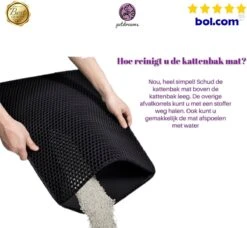 Professionele Kattenbakmat + Cadeau – Schoonloopmat Kattenbak – Katten Grit Opvanger – Dubbele Waterdichte Laag – Uitloopmat Kattenbak – Kattenverzorging – Kattenbak Accessoires - Gritmat – Kat Benodigdheden -Katten Benodigdheden Winkel 1200x1107 4