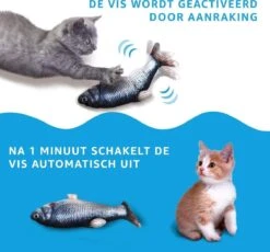 TwinQ Dansende Vis - Bewegende Vis Met Kattenkruid - Kattenspeeltjes - USB Oplaadbaar - Speelgoed Voor Katten - Incl. Kattenlampje 12 TwinQ Dansende Vis - Bewegende Vis Met Kattenkruid - Kattenspeeltjes - USB Oplaadbaar - Speelgoed Voor Katten - Incl. Kattenlampje -Katten Benodigdheden Winkel 1200x1116 10